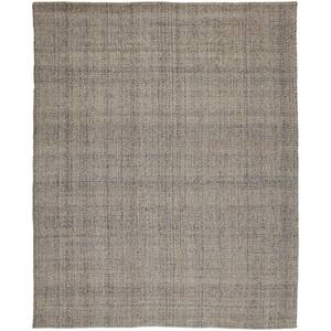 12 X 15 Gray and Ivory Solid Color Area Rug
