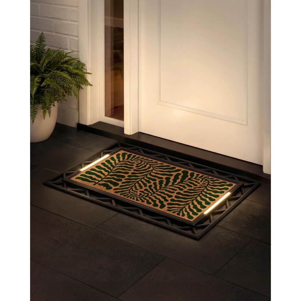 BriteStep Typography 38 in. x 26.5 in. Pressure-Activated, Wireless, Auto Shut-Off, Indoor/Outdoor LED Door Mat price history on PriceWatchPro
