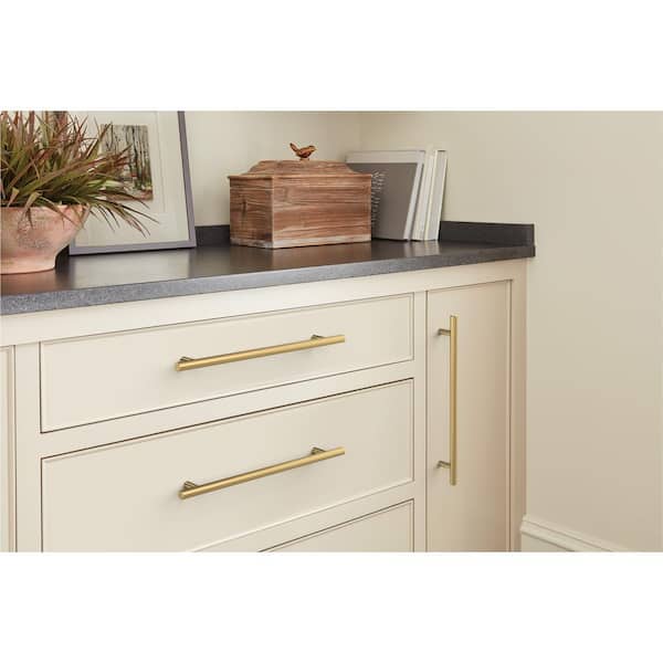 Bar Pulls 8-13/16 in. (224mm) Modern Champagne Bronze Bar Cabinet Pull