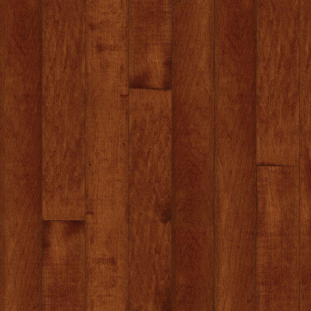 Bruce Maple Cherry 3/4 in. Thick x 2-1/4 in. Wide x Varying Length Solid Hardwood Flooring (20 sqft / case), Medium