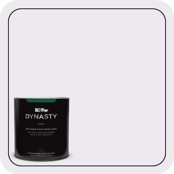 BEHR DYNASTY 1 qt. #630A-1 Amethyst Cream Semi-Gloss Enamel Interior Stain-Blocking Paint & Primer