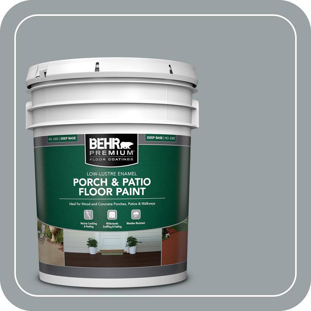 5 gal. #HDC-SM16-02 Grey River Rock Low-Lustre Enamel Interior/Exterior Porch and Patio Floor Paint price history on PriceWatchPro