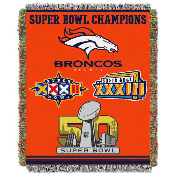 THE NORTHWEST GROUP Broncos Multi-Color Tapestry Commemorative Series