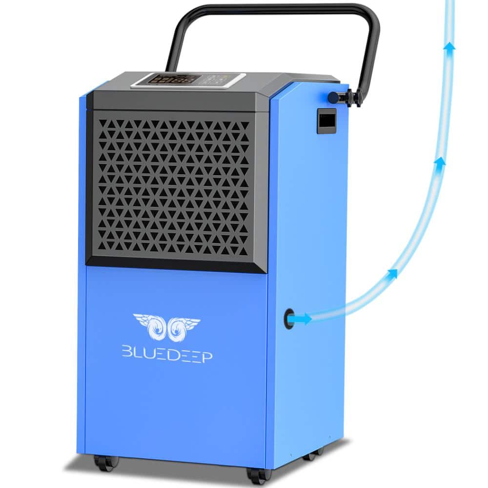 158 Pints Commercial Dehumidifier for Basements, Industrial Heavy Duty Commercial-grade Portable Dehumidifiers, in Blue price history on PriceWatchPro
