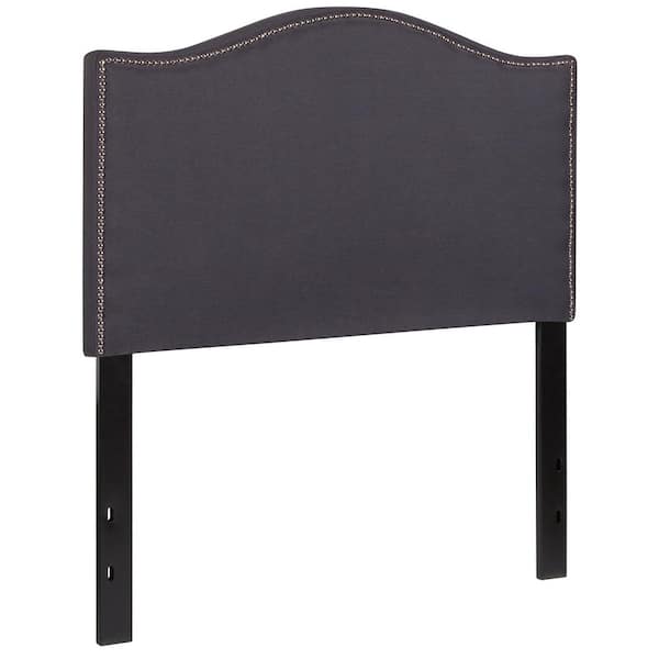 Carnegy Avenue Dark Gray Twin Headboard Panel Design