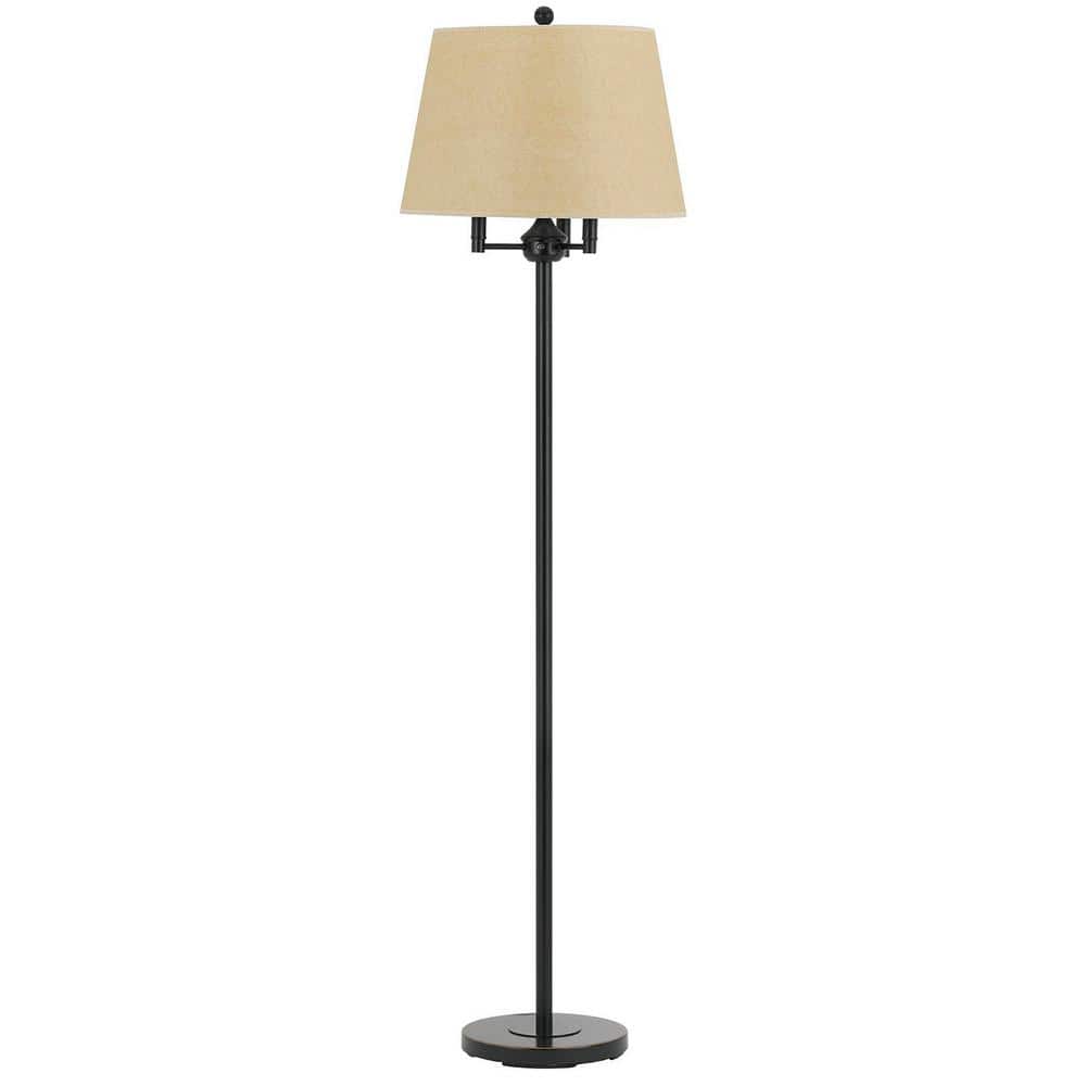 62 in. Bronze 4 Dimmable (Full Range) Standard Floor Lamp for Living Room with Cotton Empire Shade price history on PriceWatchPro