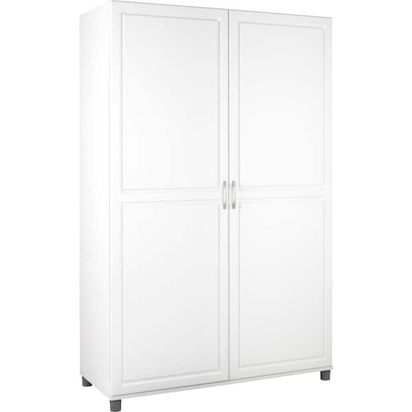 SystemBuild Kendall White Storage Cabinet