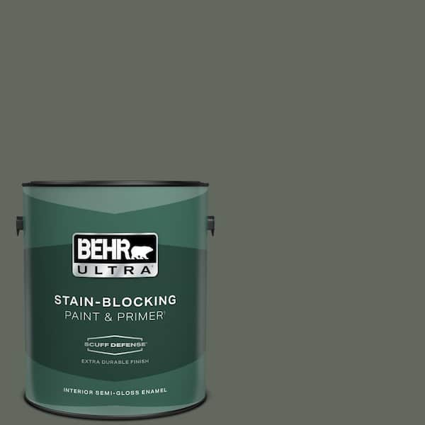 BEHR ULTRA 1 gal. #710F-6 Painted Turtle Extra Durable Semi-Gloss Enamel Interior Paint & Primer