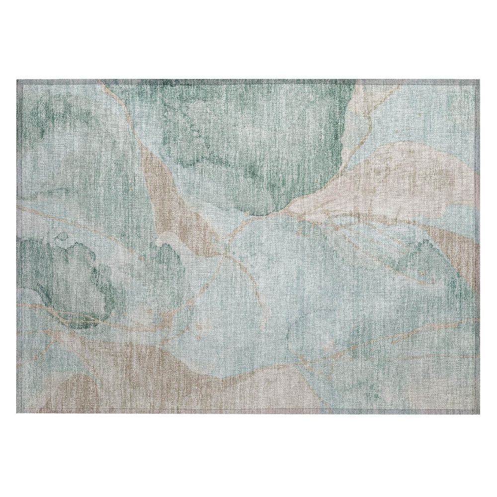 Chantille Machine Washable Indoor/Outdoor Abstract ACN3037 Seafoam 2 ft. x 3 ft. Accent Rug price history on PriceWatchPro