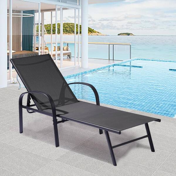 metal lounge chairs for pool