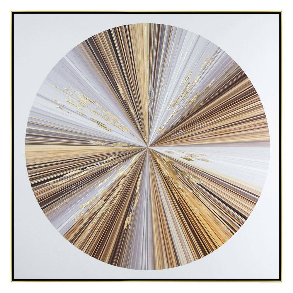 1-Piece Framed Mixed Media Abstract Wall Art 39 in. x 39 in. price history on PriceWatchPro