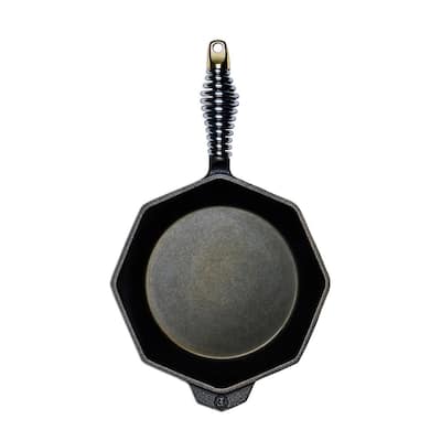 Cast Iron Collection 8 in. Cast Iron Skillet in Black