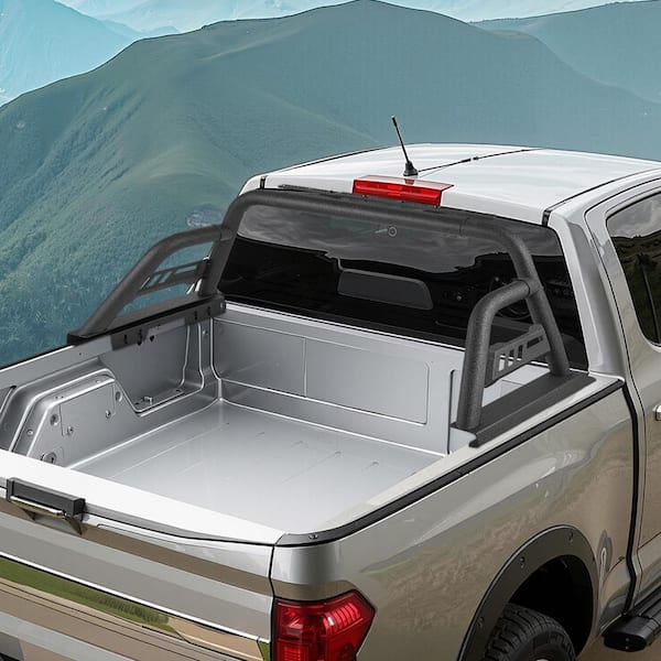 Truck Bed Roll Bar, Universal Pickup Sport Adjustable Bar Chase Rack Compatible with Full-Size Truck, No Rack Included