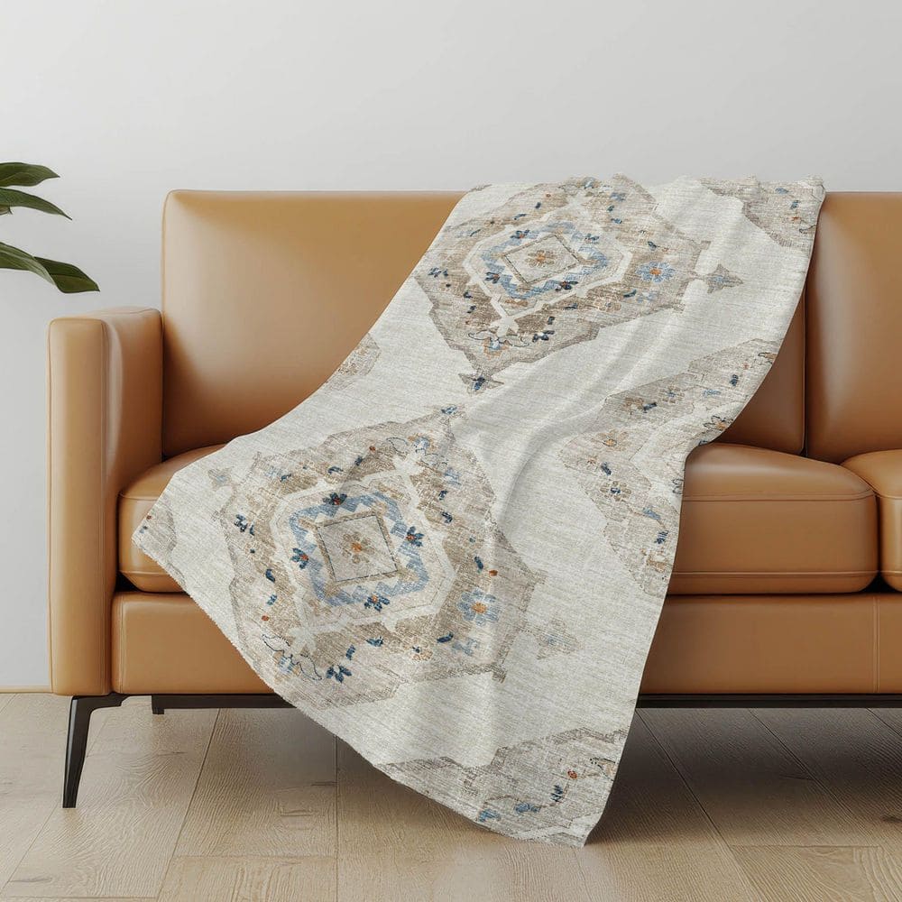 Premium Machine Washable ASB91 Linen 50 in. x 70 in. Sherpa Throw Blanket price history on PriceWatchPro