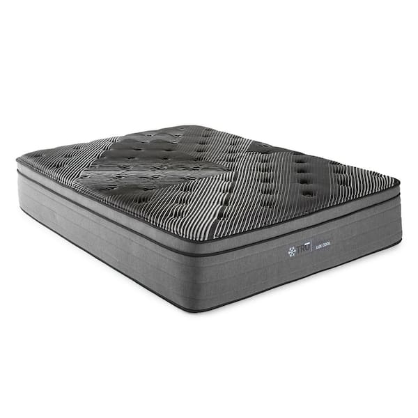 Full Soft 15 in. Pure Ice Eurotop Ultra Plush Full Mattress