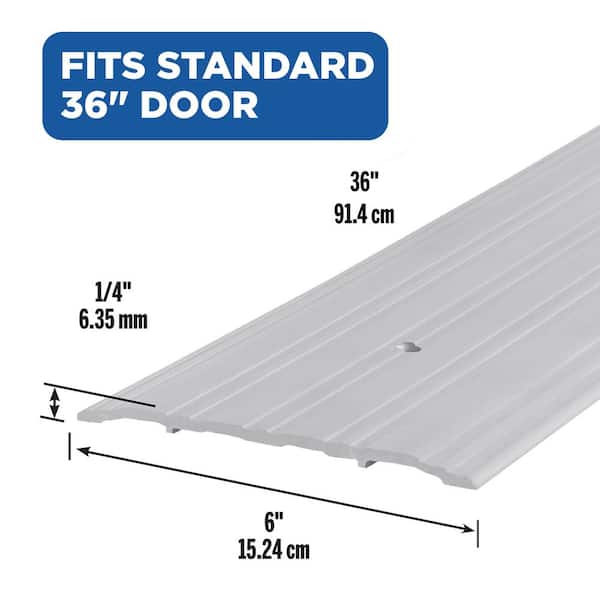 M-D Building Products Flat Top 2-1/2 In. X 34 In. Aluminum Saddle Threshold 99028034000 - View #12