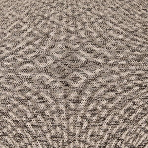 StyleWell Grey 9 ft. x 12 ft. Traditional Polypropylene Indoor/Outdoor ...