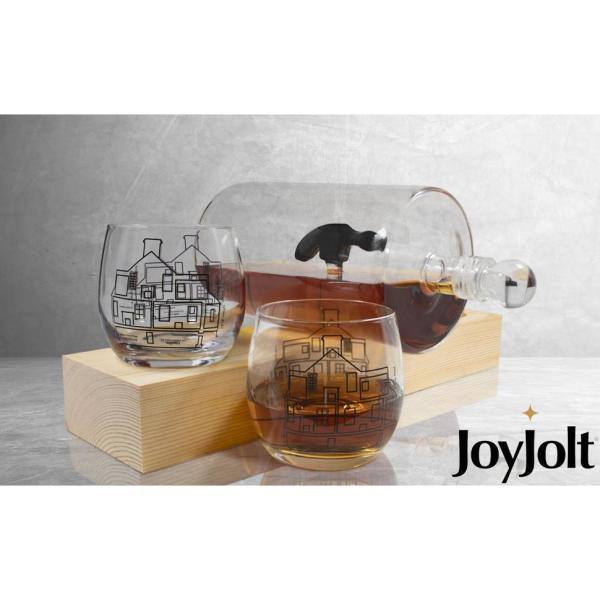 8 Ball Whiskey Decanter Set for Men With Whiskey Glass Set of 2. Liquo –  Krown Kitchen Official Online Store