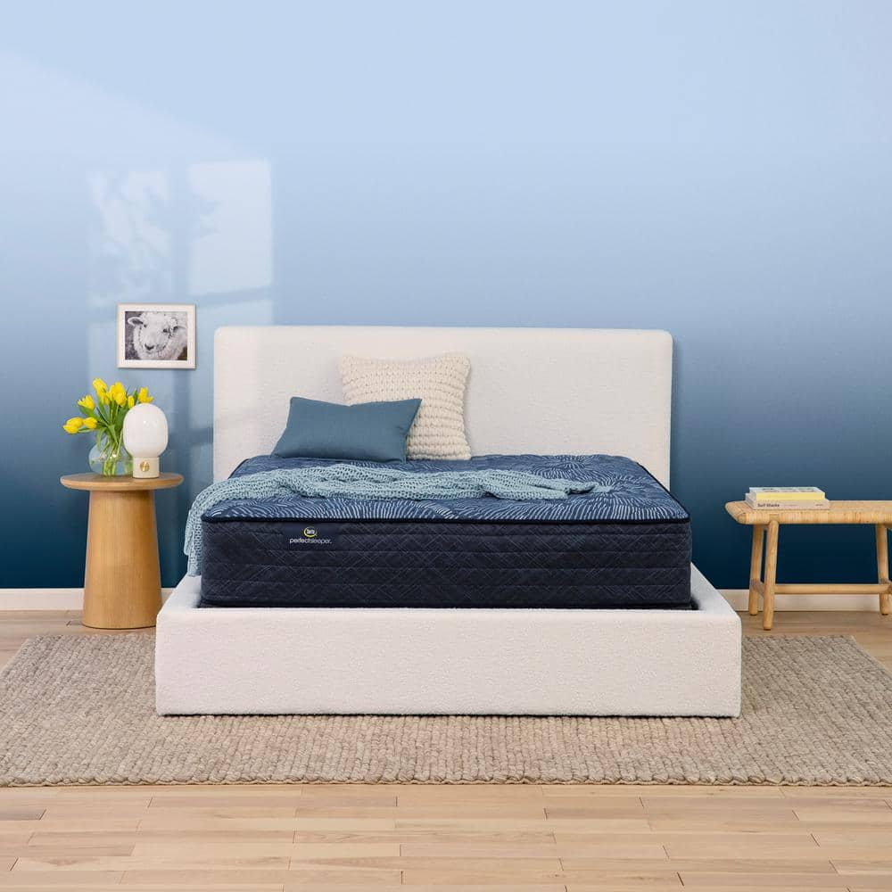 Serta Perfect Sleeper Oasis Sleep California King Extra Firm 12.0 in. Mattress Set with 9 in. Foundation