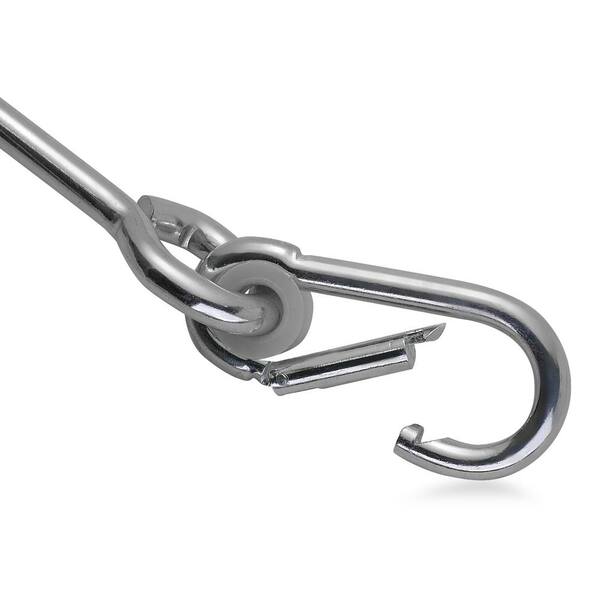 2x Stainless Steel Swivel Ring Adapter Hook Durable Heavy-duty for Swings 