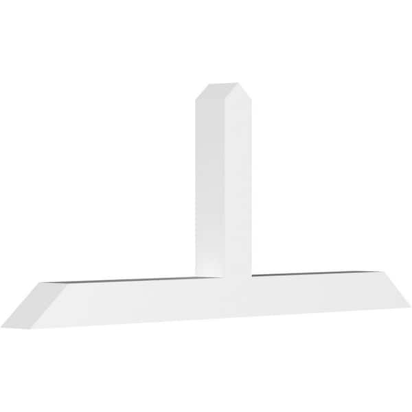 Ekena Millwork Portland 84 in. W x 35 in. H x 6 in. D Signature Polyurethane Bracket