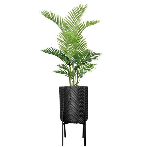 VINTAGE HOME 71.5 in. Artificial Palm tree in Chevron planter