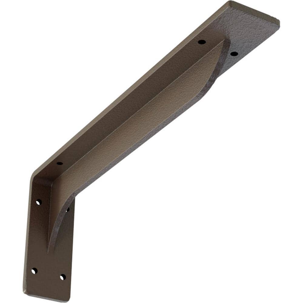 2 in. x 5 1/4 in. x 14 in. Hammered Brown Embrey Steel Bracket price history on PriceWatchPro