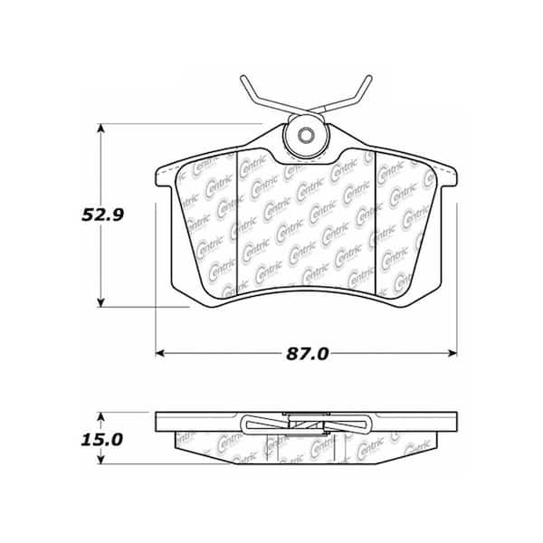 Centric Parts Disc Brake Pad Set