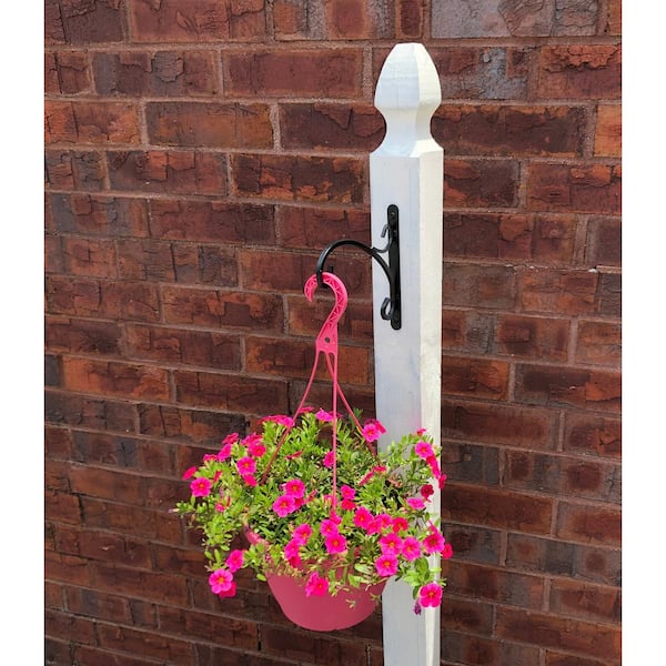 9 in. Decorative Black Metal Bracket