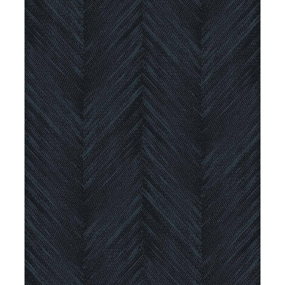 Hudson Bay Otto Chevron Unpasted Paper Nonwoven Wallpaper Roll 57.5 sq. ft. price history on PriceWatchPro