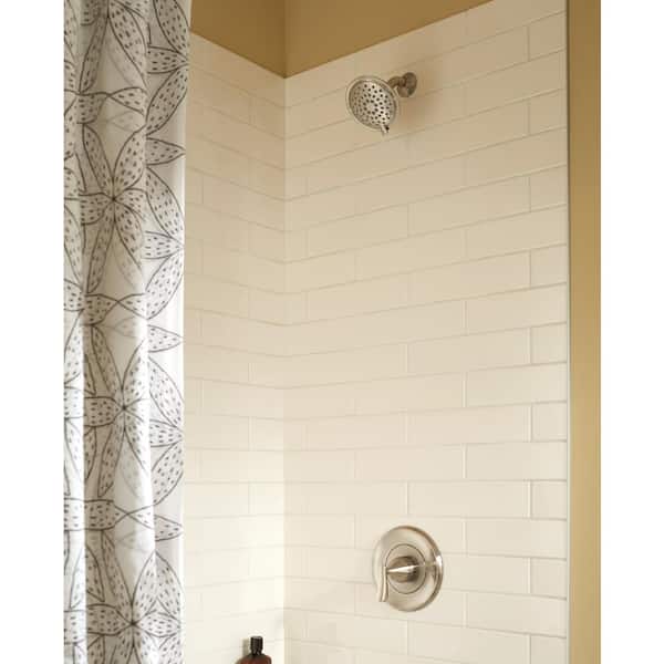 Chatfield Single-Handle 3-Spray Shower Faucet in Brushed Nickel (Valve Included)