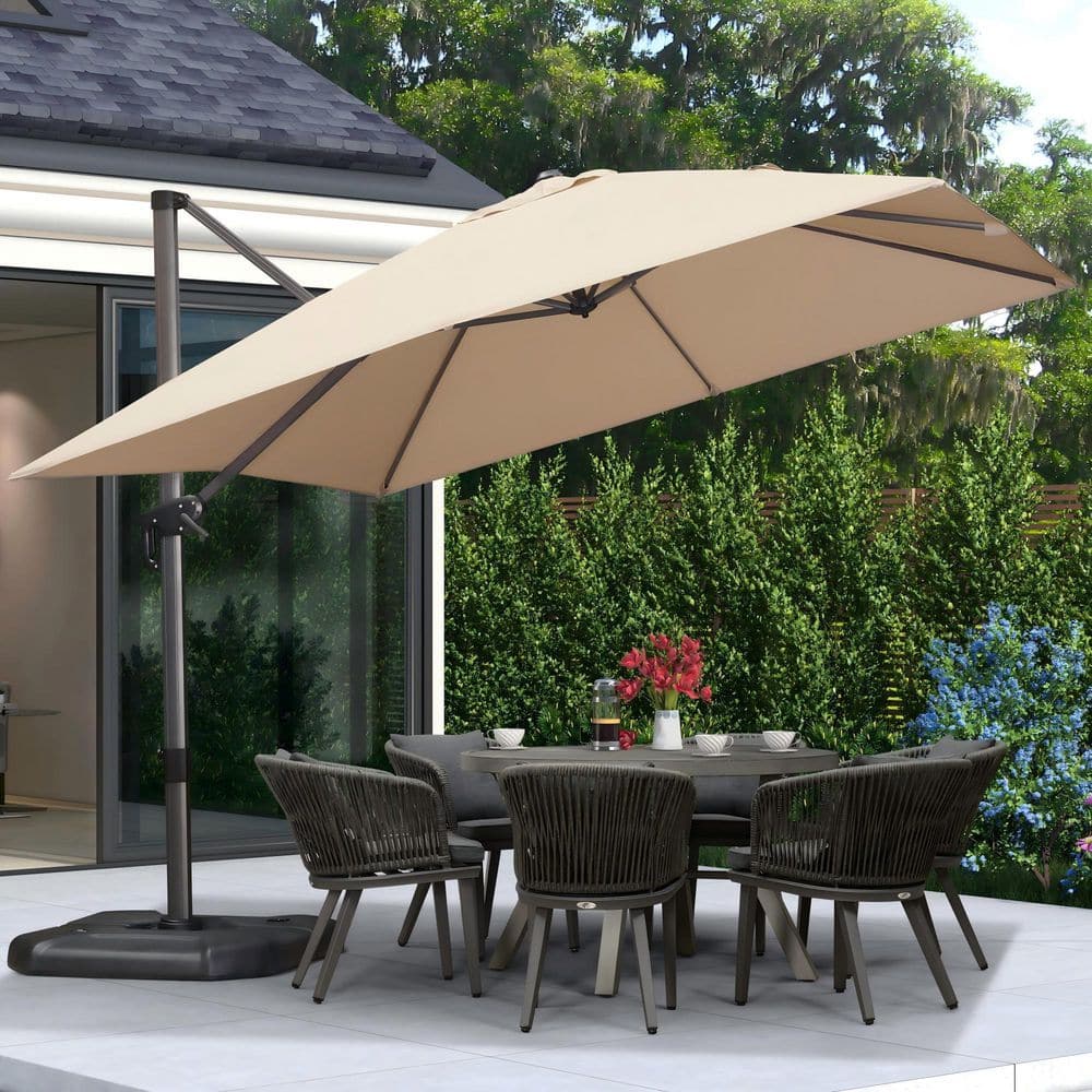 black patio umbrella target Island Umbrella Trinidad II 9 ft. Octagon Market Umbrella, Black