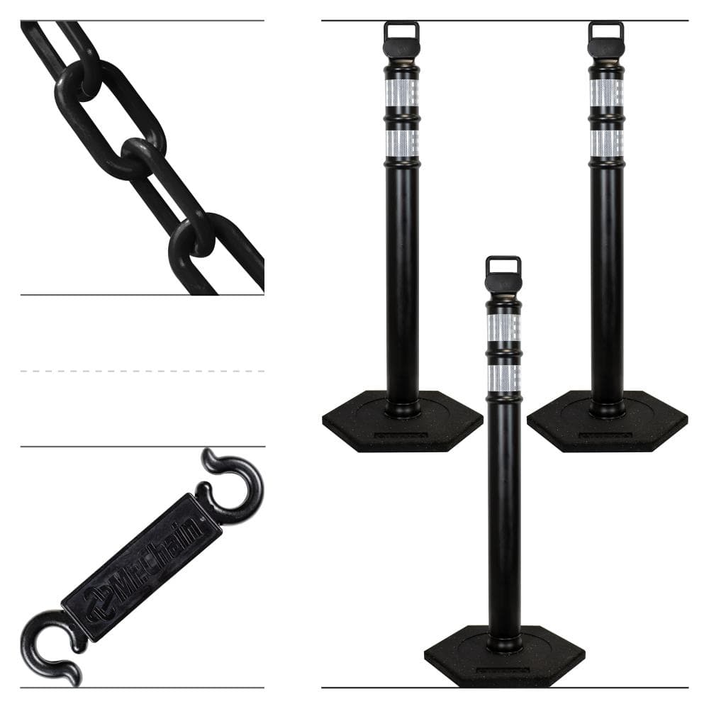 Black Delineator and Chain Kit (3PK) price history on PriceWatchPro