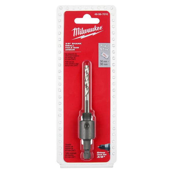 Small Hole Saw Arbor W/ Pilot Drill Bit 