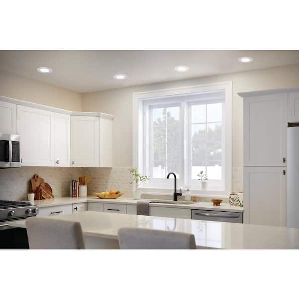 Commercial Electric 4 in. T20 Smart Adjustable CCT Integrated LED Recessed  Light Trim Powered by Hubspace Kitchen Bedroom Family Room 538552010 - The  Home Depot