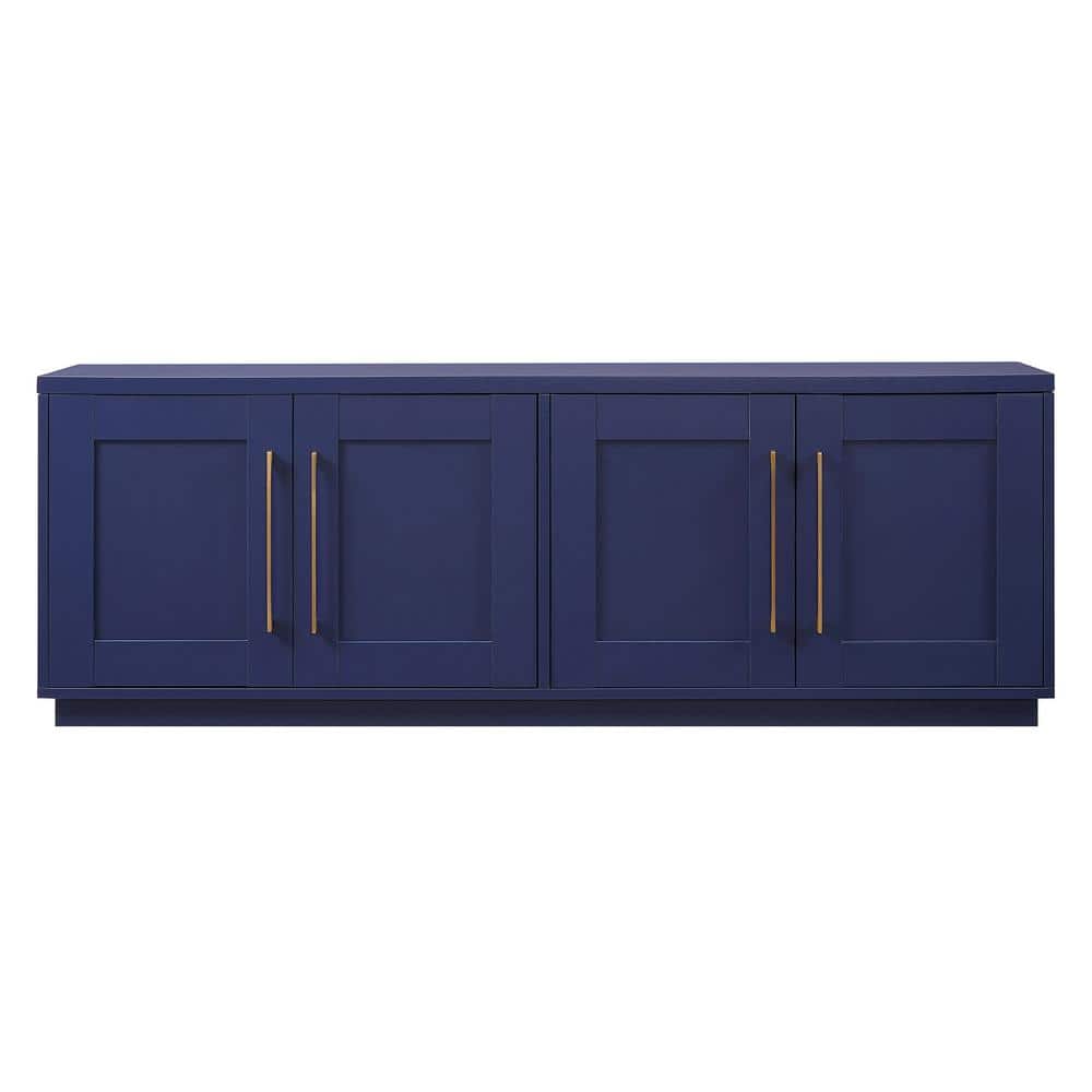 Meyer&Cross Tillman 68 in. Dark Blue TV Stand Fits TV's up to 75
