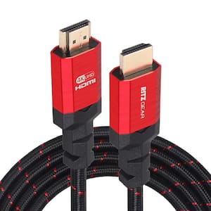 25 ft. 4K HDMI Cable, High Speed 18 Gbps HDMI to HDMI Cable - Red (5-Pack)