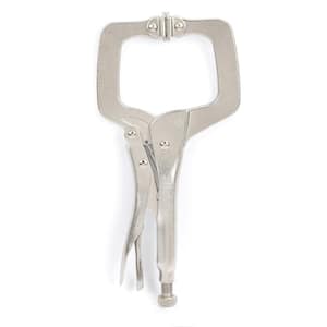 11 in. Locking Clamp With Swivel Pads