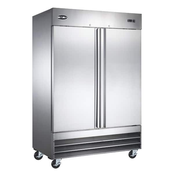 54 in. W 47 cu. ft. Commercial Freezerless Refrigerator in Stainless Steel