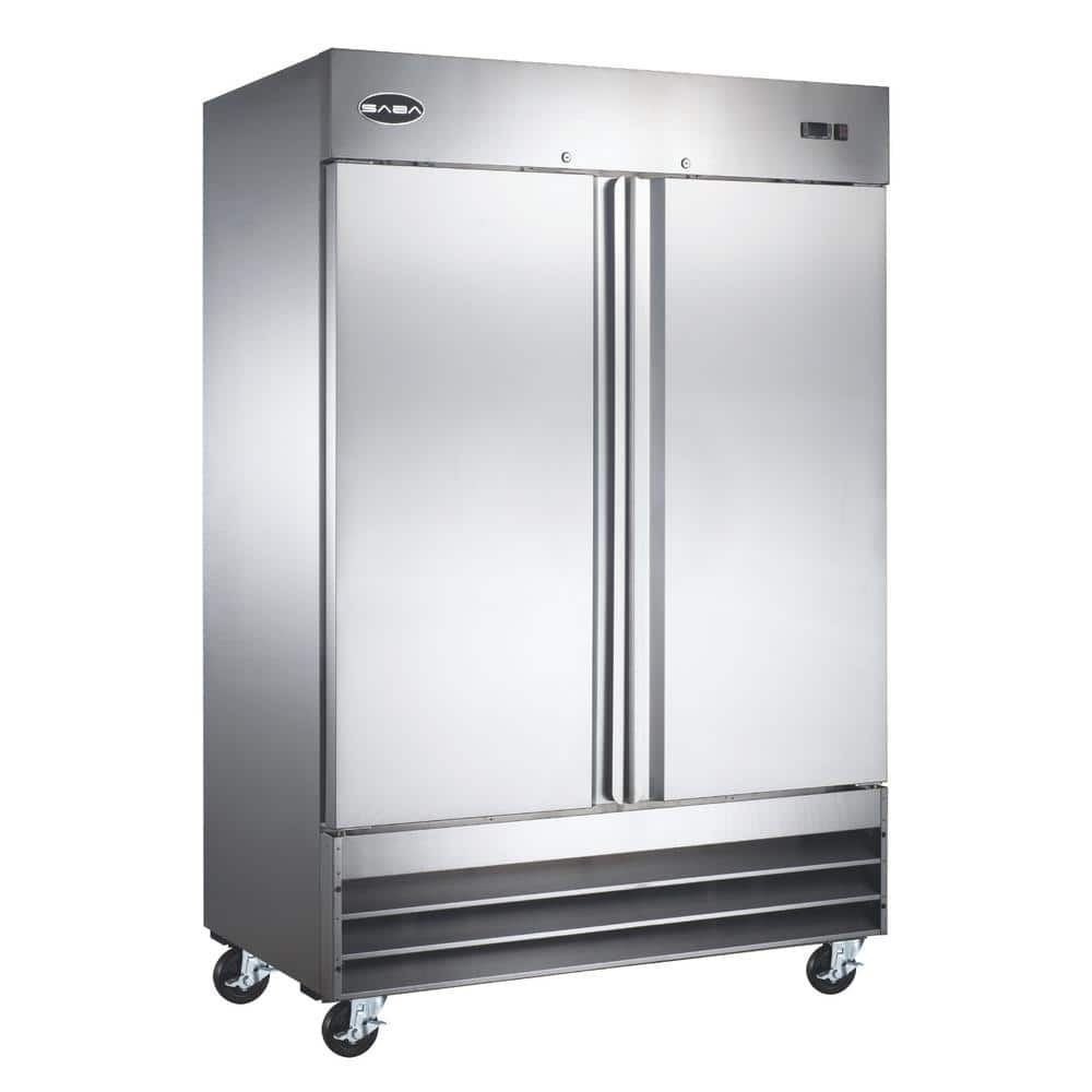 SABA 54 in. W 47 cu. ft. Commercial Freezerless Refrigerator in Stainless Steel