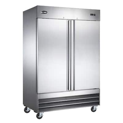 54 in. W 47 cu. ft. Freezerless Commercial Refrigerator in Stainless Steel