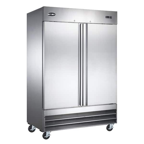 SABA 54 in. W 47 cu. ft. Freezerless Commercial Refrigerator in Stainless Steel