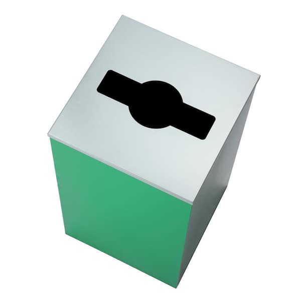 4450 Steel Mixed Opening Trash Can Lid for 29 Gal. Square Trash can and Recycling Bin
