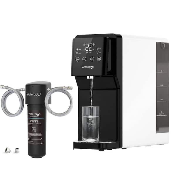 Waterdrop Dual Water Filtration Combo: N1 Countertop RO System (No Installation Hassles) and NSF Certified 10UA Under-Sink Filter