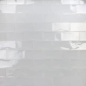 Barbados Gray 5 in. x 10 in. 9 mm Polished Ceramic Wall Tile (30 pieces / 9.9 sq. ft. / box)