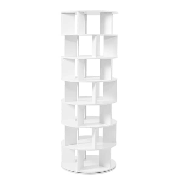 64.9 in. H x 23.6 in. W White Particle Board Shoe Storage Cabinet