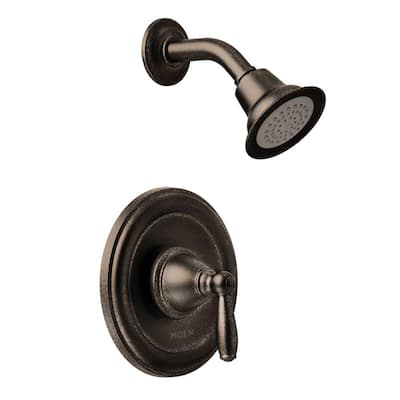 Brantford Posi-Temp Single-Handle 1-Spray Shower Faucet Trim Kit in Oil Rubbed Bronze (Valve Not Included)