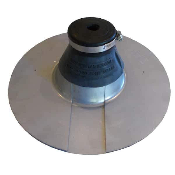 All Style Retro-Spin Electric Mast Replacement Flashing Kit with (NPS) 1-1/4 in. (1.66 O.D.) Retro-Split Storm Collar