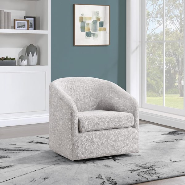 OSP Home Furnishings Parker Swivel Tub Chair PKR V51 The Home Depot