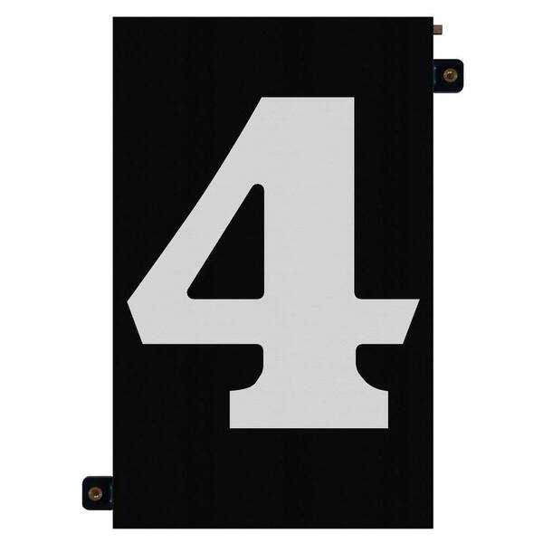 Enviromate Products 5 in. Modular LED Illuminated House Number 4